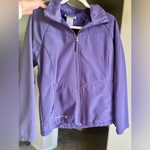 Free Country Purple Fleece Lined Jacket - water-resistant jacket